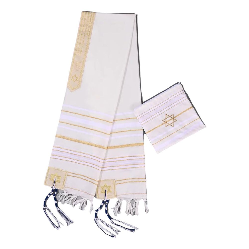 4423 Men's Messianic Prayer Shawl Multi-pack – Star Of David Tallit